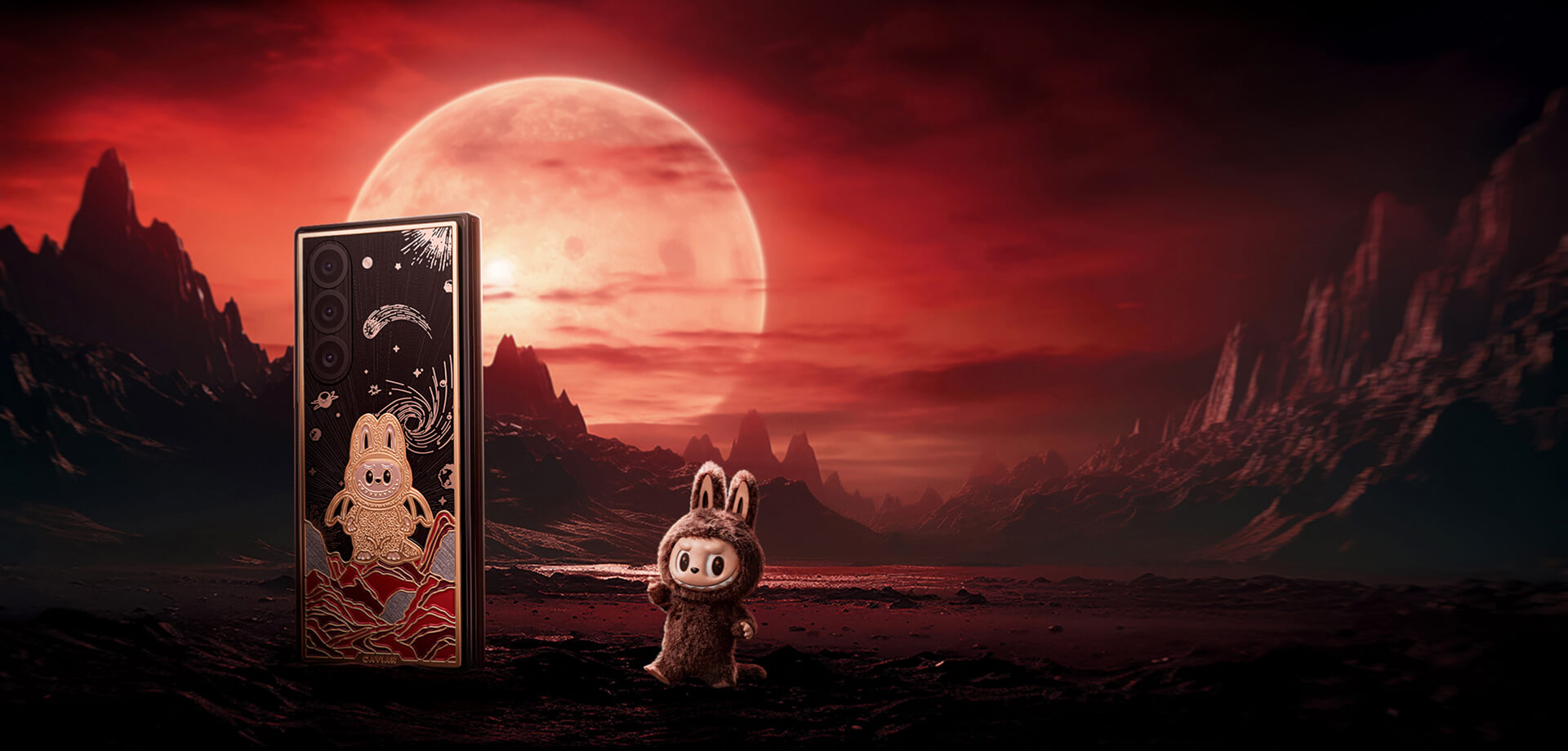 Caviar представил кастомные Samsung Galaxy Z Fold7 и Flip7, украшенные Лабубу
